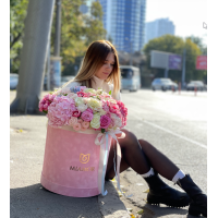FLOWER MIX  №17 в оксамитовому боксі 